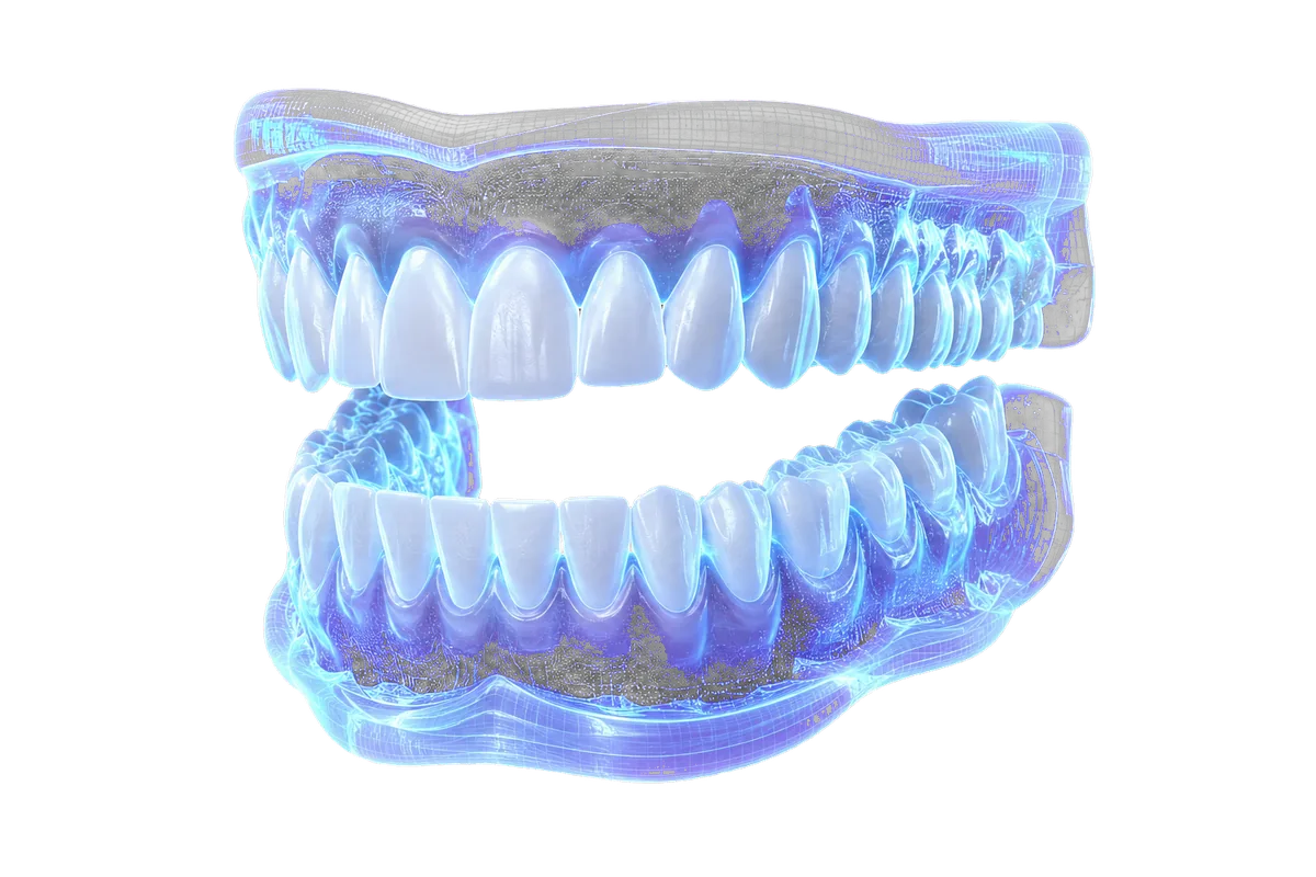 Digital jaw scan hologram